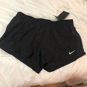 Black nike running shorts
